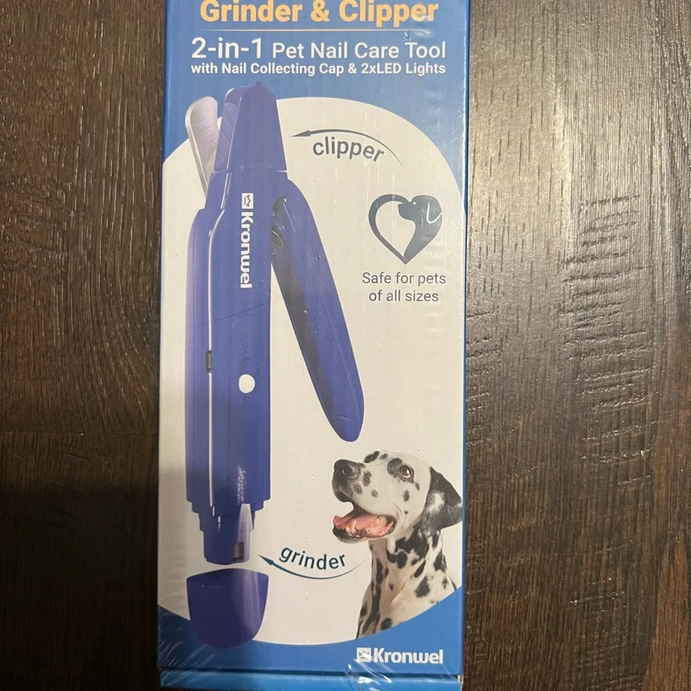 Kronwel Blue Pet Nail Grinder & Clipper